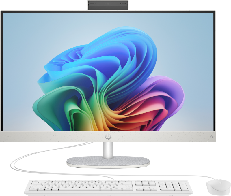 HP 24 AiO 24-cr0072ny Kompiuteris 23.8'' FHD IPS i5-1334U 16GB 512GB SSD FreeDos, Shell White